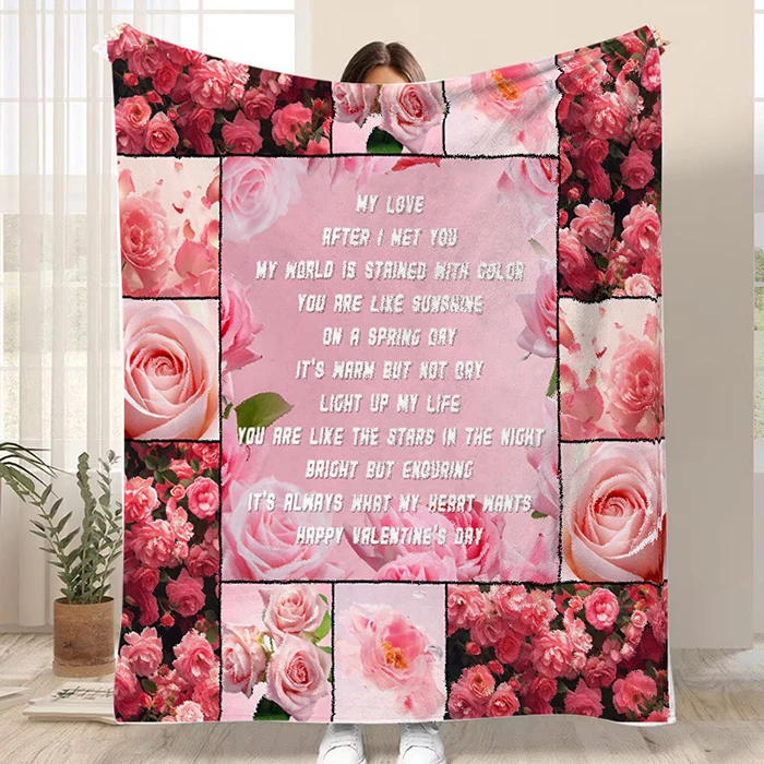 2024  Hot sell  factory  price  3D Photo  Custom Flannel Blankets