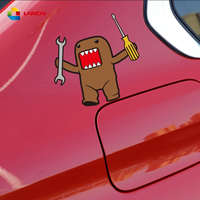 Custom print pvc car stickers logo sticker domo jdm sticker