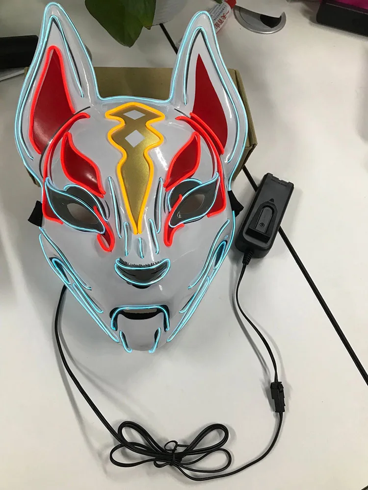 Light up Costume Cosplay Halloween Led Horror Fox