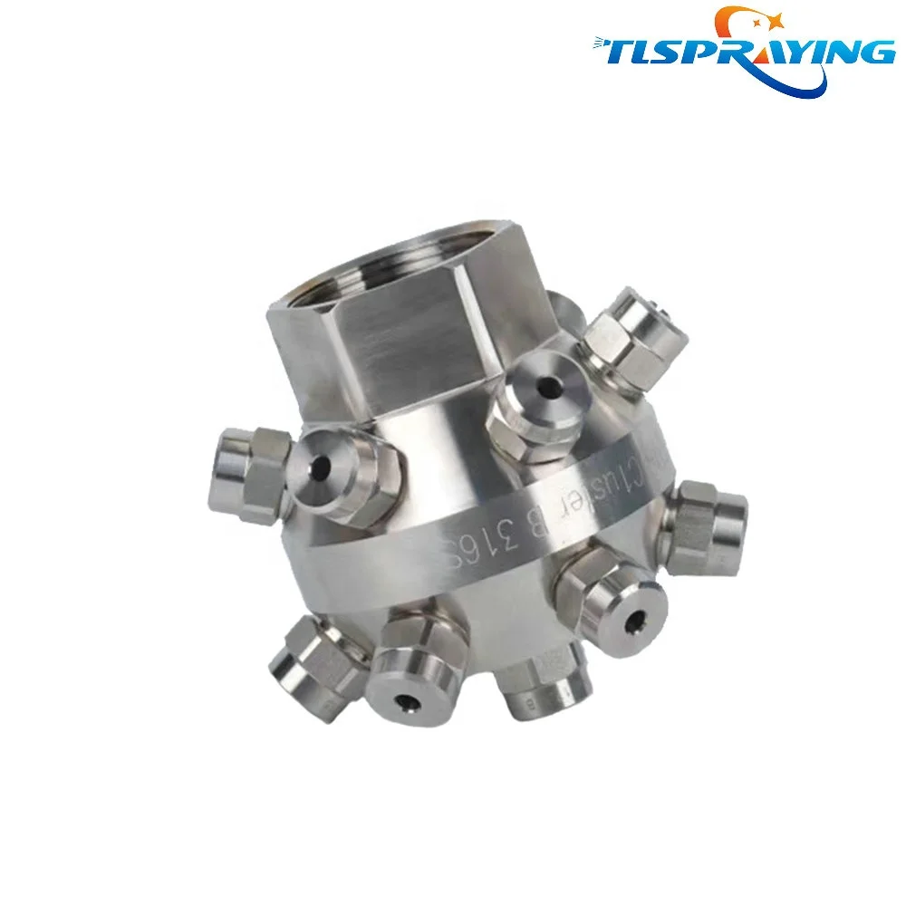 High quality 6160 10250 Cluster Type Tank Cleaning Nozzle, Process Tanks Washing Nozzle, Bottle Washing Nozzle