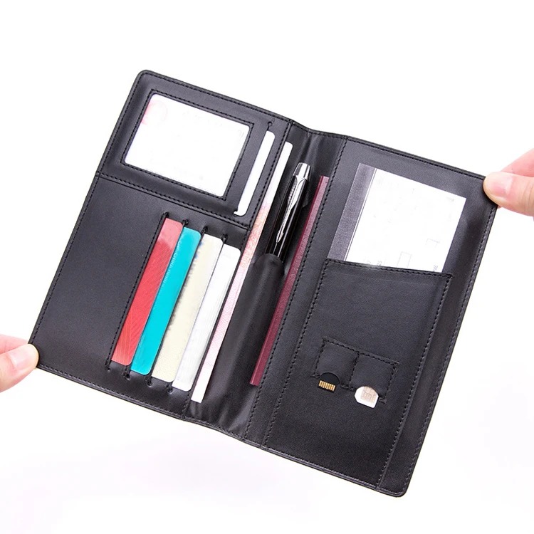 travel passport credit id card cash wallet purse holder document case for women