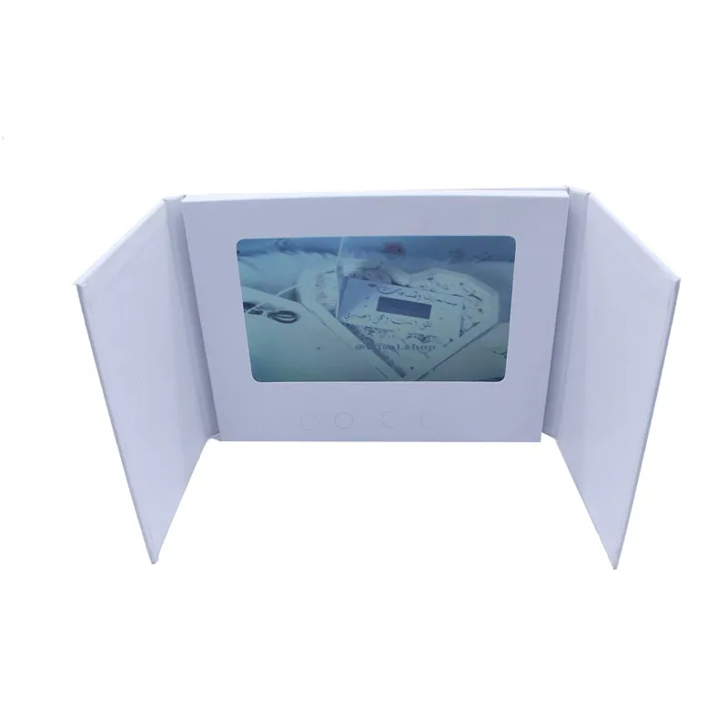  Рекламная цифровая открытка А4 7 дюймов Tft Ips Lcd видеокнига поздравление Свадебное приглашение