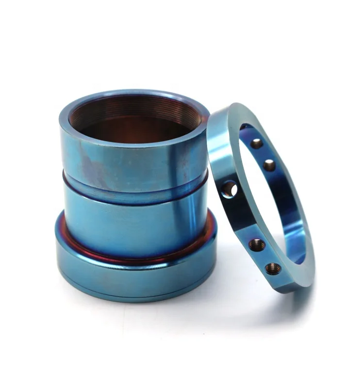 CNC Machining Milling Custom Lathe Precis Parts Aluminum Anodizing Sleeve Bushing CNC Processing Hardware Component