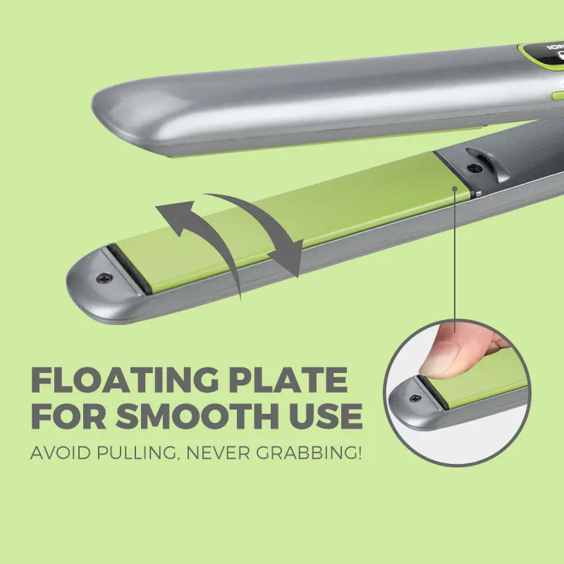 Custom Logo Irons Professional Avocado Essence layer Hair Straightener Wholesale Private Label Flat Iron