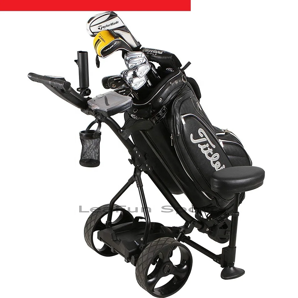 Best Sell Electric Golf Buggy With 18-36 Holes Battery ,Light Wheels Golf Buggies With T handle