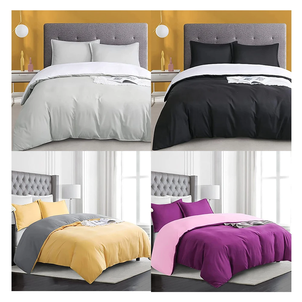 Ready Stock Printing Kids White Black Queen King Size Bed Sheet Quilt Custom Luxury Bedding Set