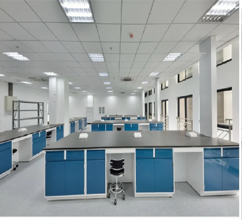 University lab Biological tables and chair wooden laboratory equipment desk furniture