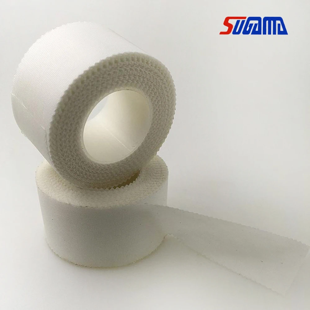 Medical adhesive white silk tape for hospital use