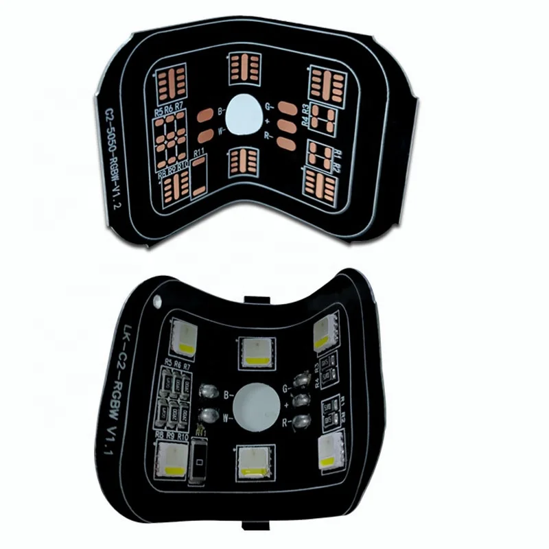 Поставка 0,15 мм 0,2 мм неизолированный светодиодный светильник гибкий mcpcb гибкий светодиодный алюминиевый pcb