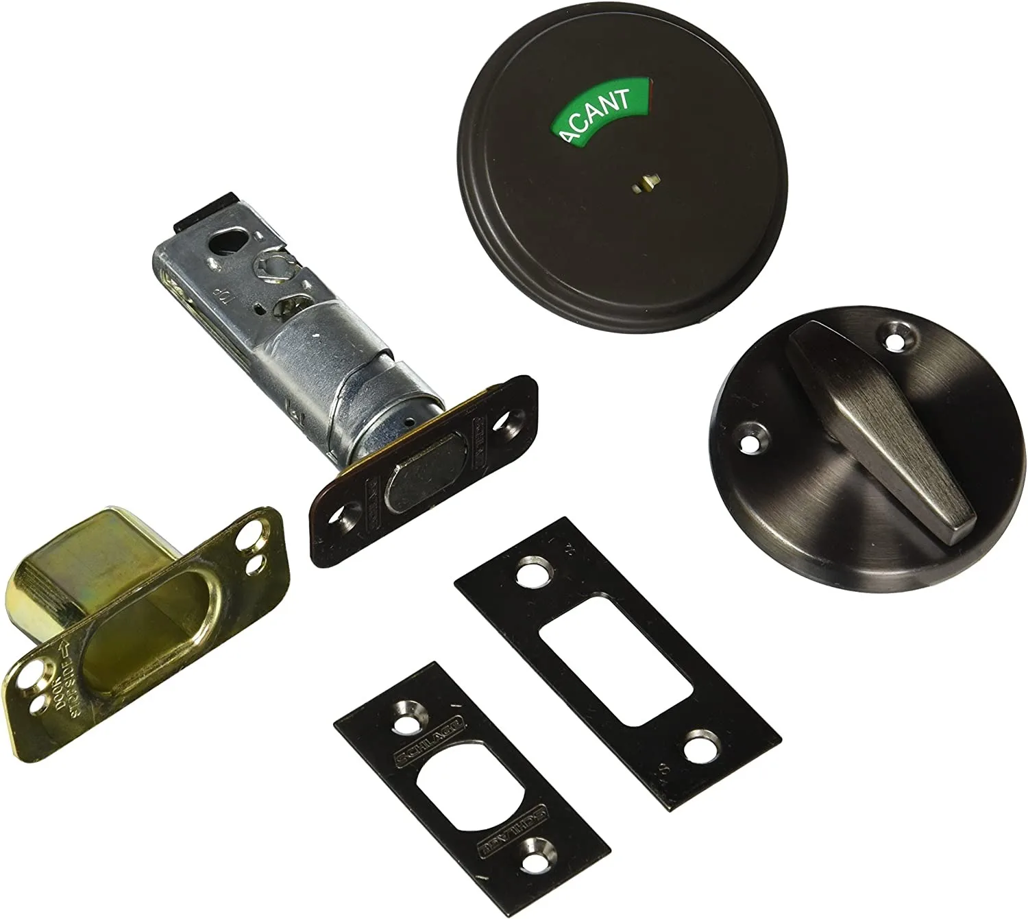 Deadbolt Occupancy IND X Thumb turn  Satin Chrome Door security lock