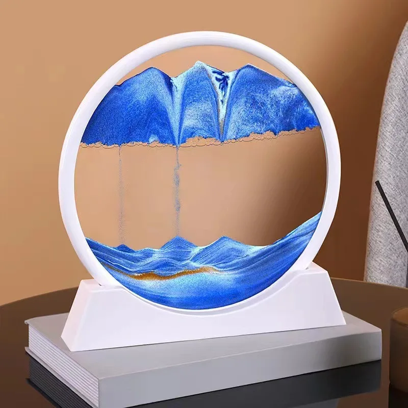 Картина с текучим пейзажем 3D Динамическая живопись сыпучим песком художественное украшение песочные часы домашний интерьер декоративный артефакт