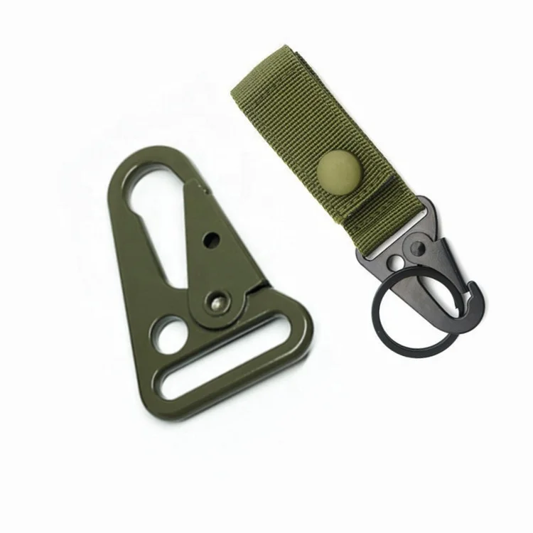 Black Snap Hook Swivel Hooks Carabiner Snap Buckle &Hooks For Handbag Strap Lanyard