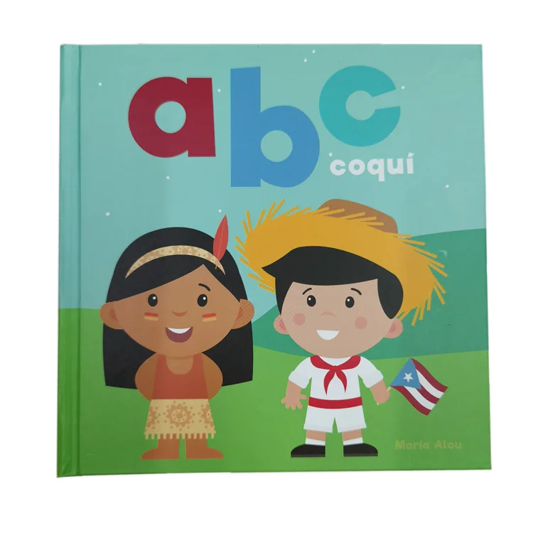  Factory deliver high quality coloring children hardback book printing sewing