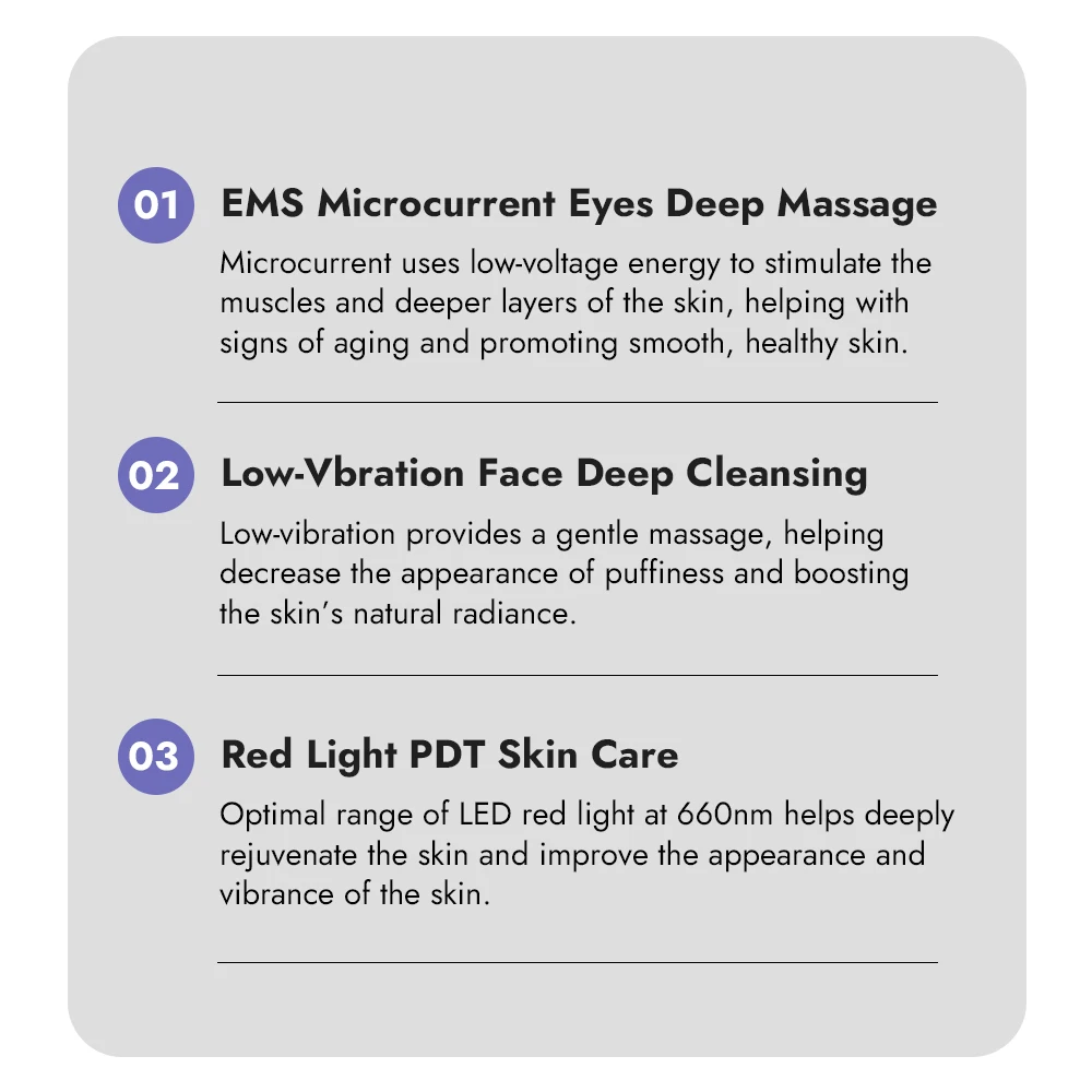 Synogal portable eyes vibration massager anti wrinkle eyes EMS beauty massage wand for home use