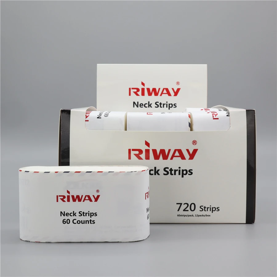 Barber Supplies Hairdressing Disposable Neck Paper Strips Roll For Barber Soft Salon Neck Tissue Stripe Custom