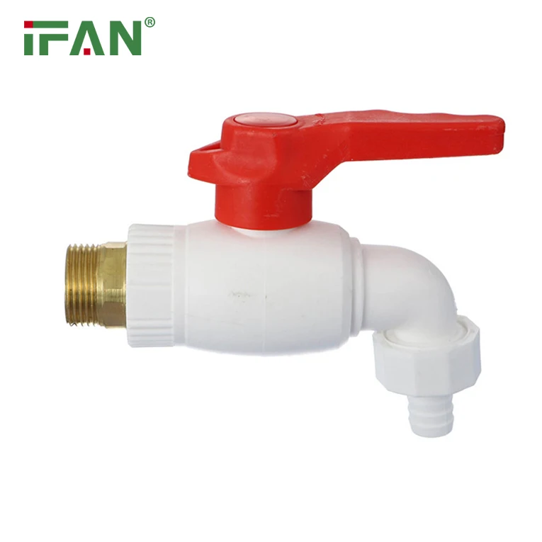 IFAN Commercial Price PPR Water Tap High Pressure PPR Pipe Fitting Plastic Water Bibcock