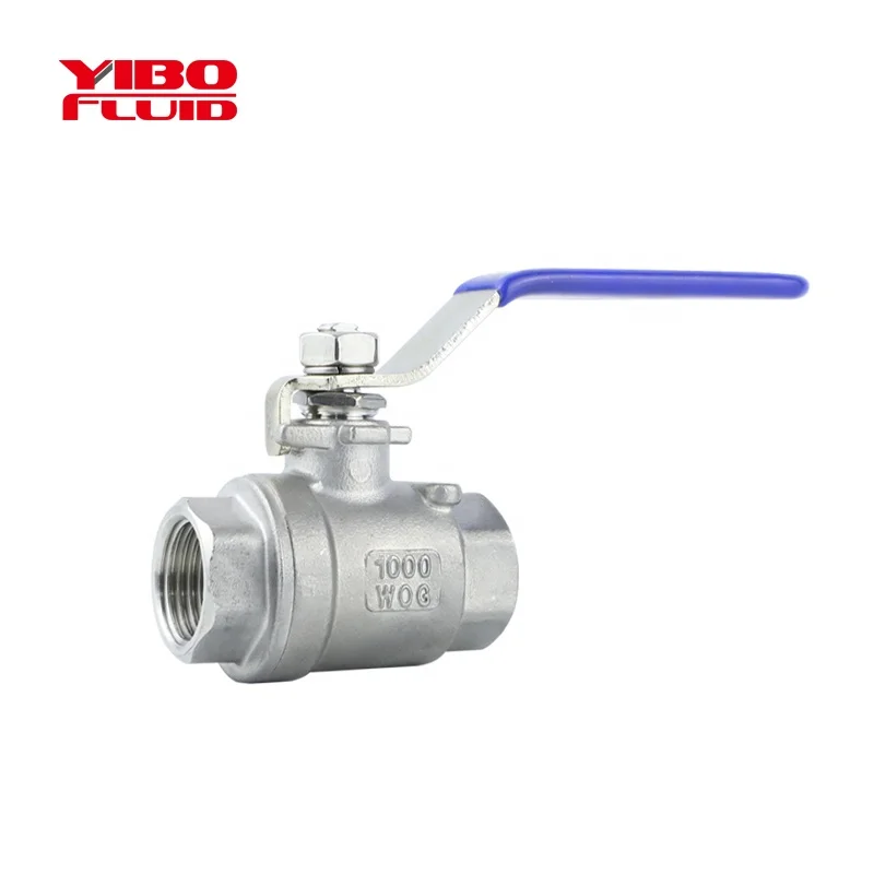  CF8M/SS304 1000WOG гидравлический SS BST/NPT резьбовой запираемый 2 шт. шаровой клапан из нержавеющей стали