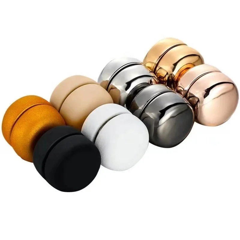 factory 39Colors Macaron Color Safe Scarf Brooch Clip Strong Magnet Metal Hijab Pins Brooches Matte Scarf Magnets