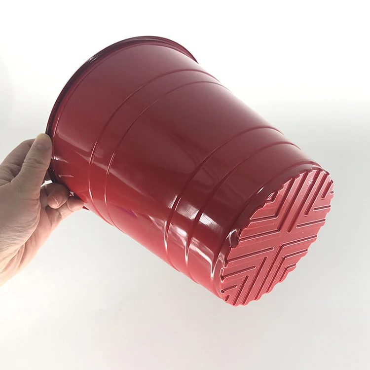 Custom Logo Red Party Wedding 110oz Large Capacity Disposable Plastic Bucket Cups