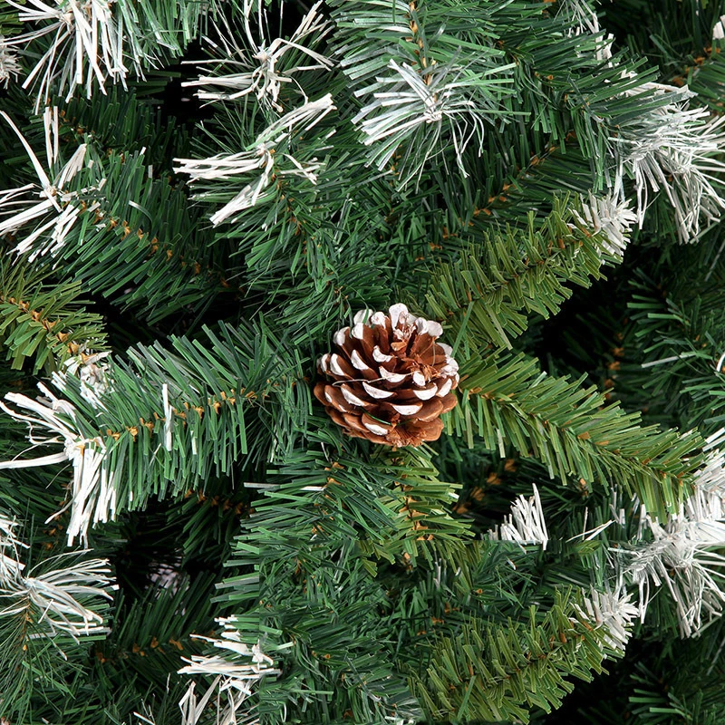
Slim PVC artificial christmas decoration xmas christmas tree with pine cone 