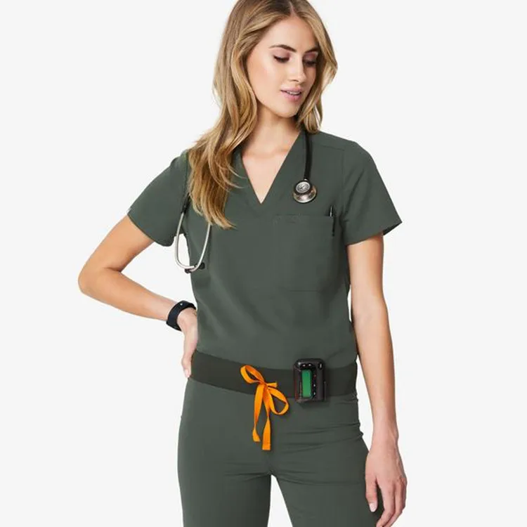 Wholesale New Design Nurse Scrubs Custom Best-selling breathable Nurse Uniform Medical Scrub
