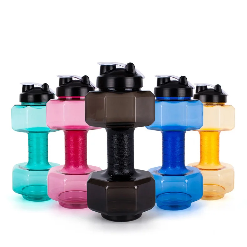 HONESTTREE 2600ML Bodybuilding Large Capacity Outdoor Kettle 2.6 Litre  Plastic Eco Friendly Gym Gallon Sport Water Bottle