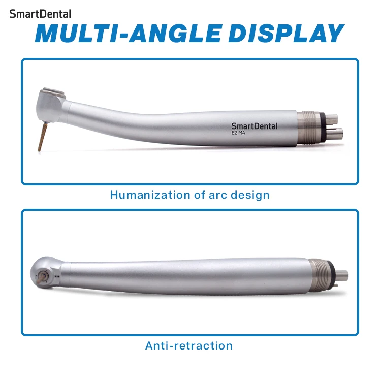 Push button surgical handpiece dental fast handpiece single spray water 4 hole dental high speed handpiece