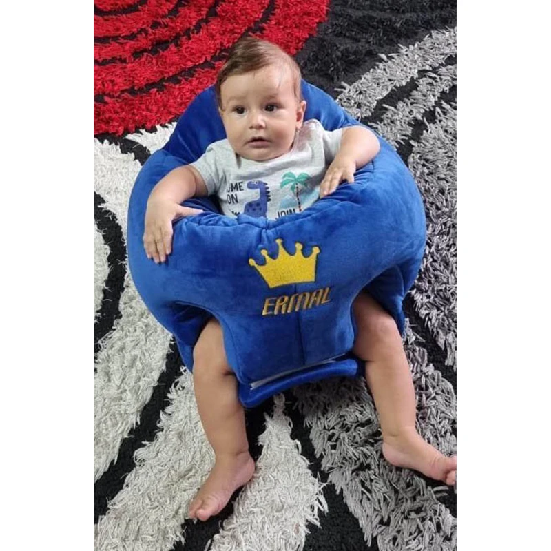 BEST SELLER Velvet Baby Sofa, from 4m +, 360 degree protection protected product PBT CE and EUR1 shipment Low MOQ baby chair kid