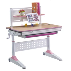 Growing  kids study table workstation home student drawing table set
