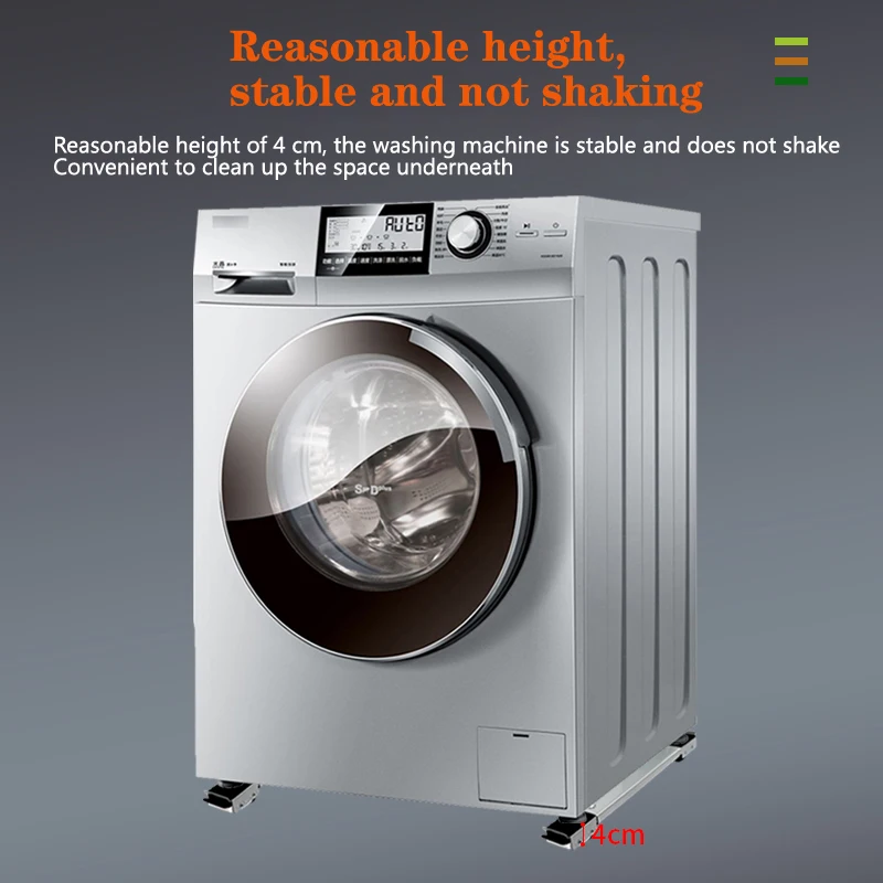 Super low washing machine refrigerator wardrobe dining table tea table household appliances telescopic artifact