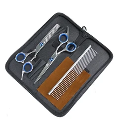 Profession Pet Clipper Supplies Equipment Scissors Shears 8 Inch Tools Comb Care Set Cats Dog Grooming Kits