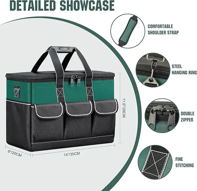 Large capacity color customizable networking tool bag tool storage for car maintenance