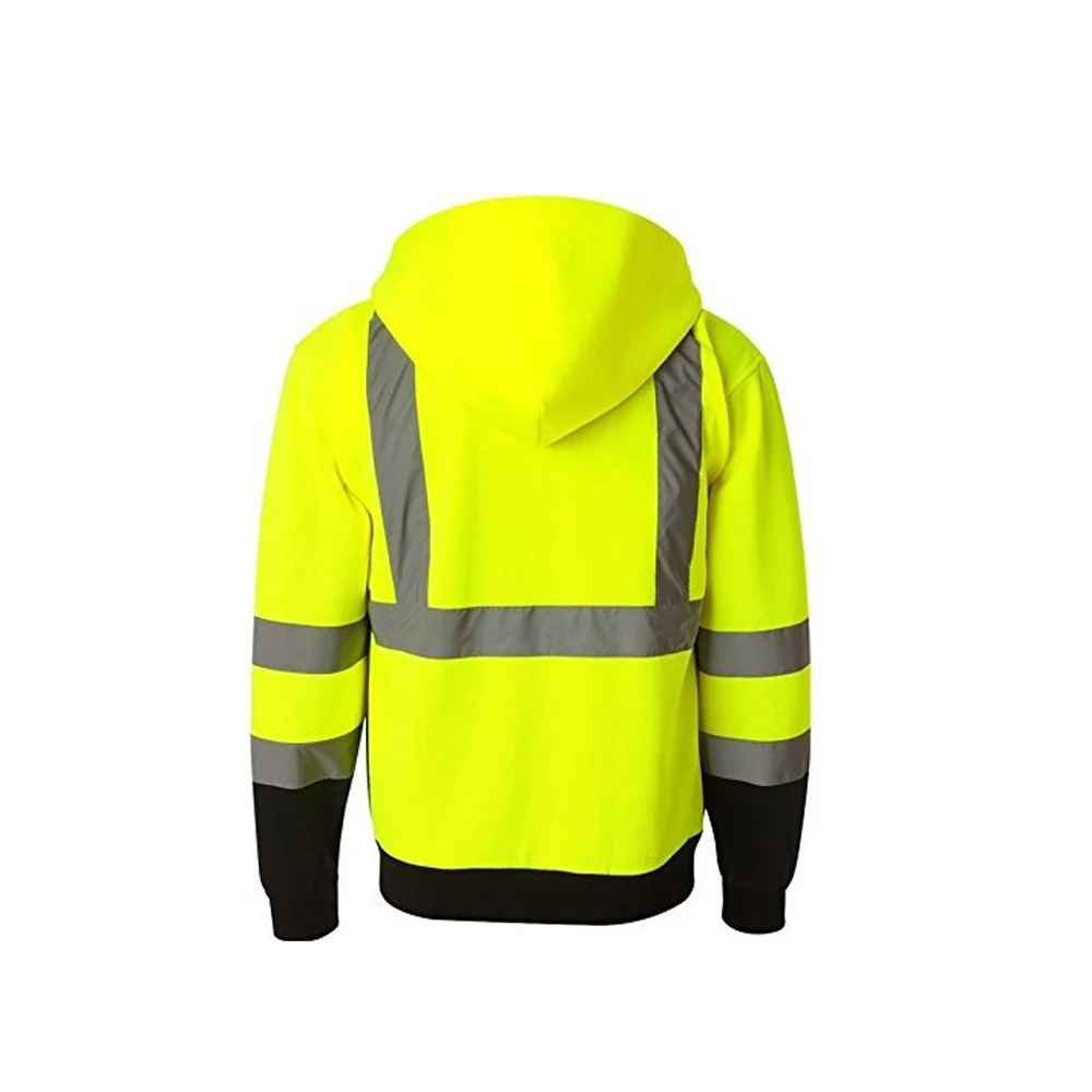 Светоотражающая Защитная футболка с капюшоном