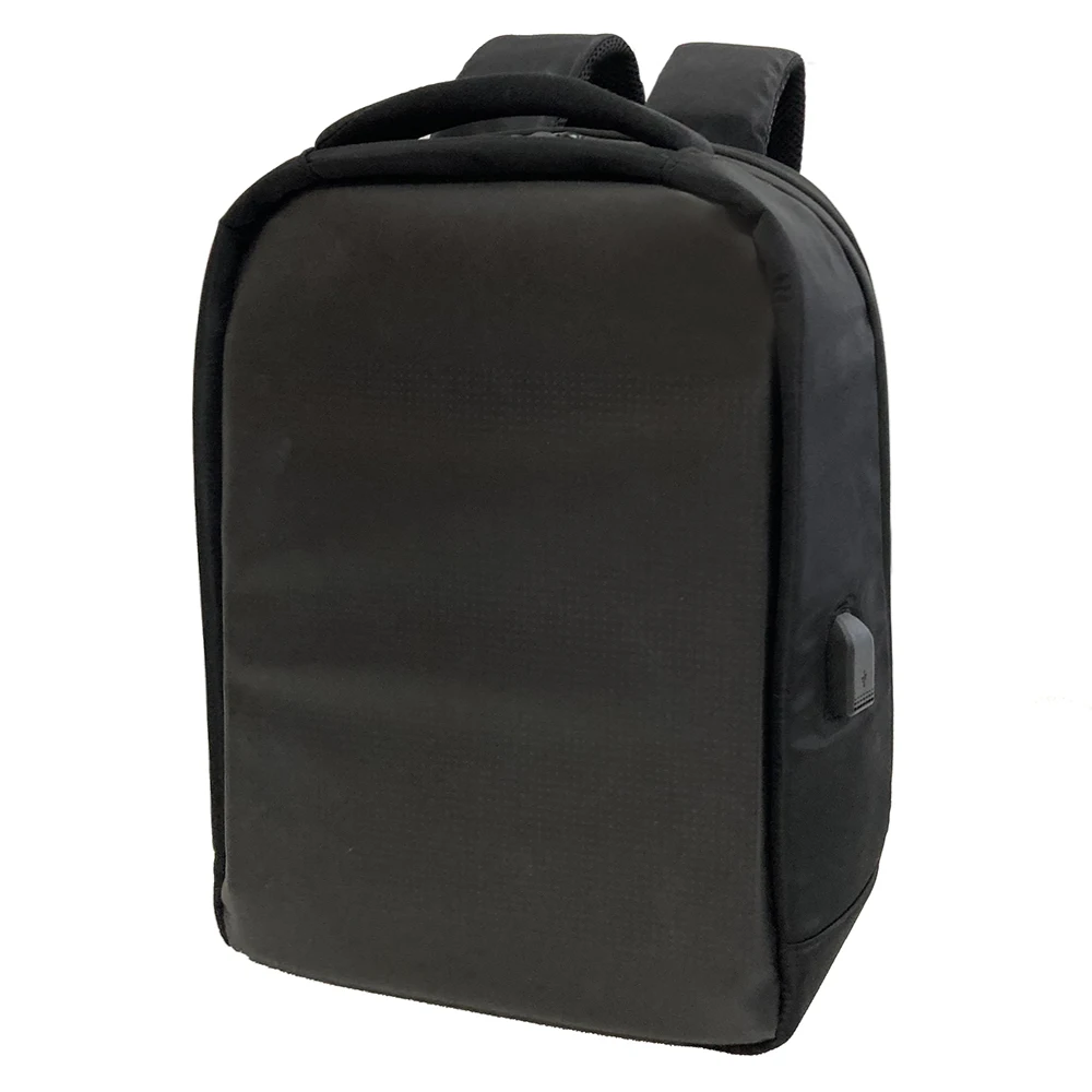 Manufacturer Factory Made in China Black Reusable USB Big Size Multi-pocket Casual Outdoor Laptop Bag Backpack