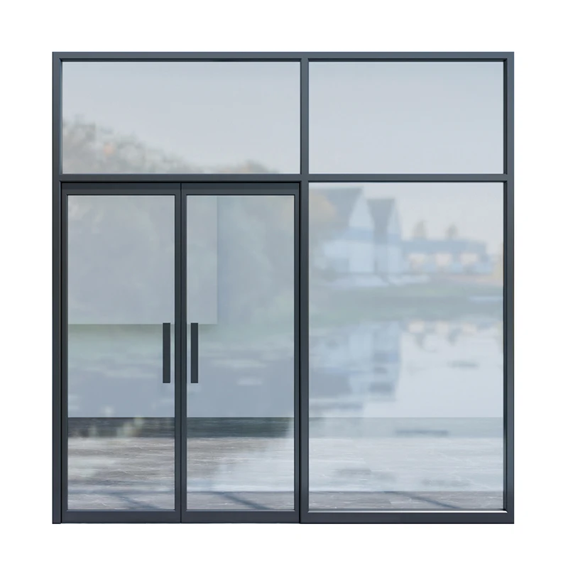 Born Latest Design Popular Explosion Giant Indoor Glass Partition Swing Chair Out Door Office Silent Casement Door