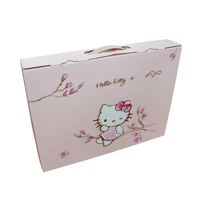 Custom luxury paper corrugated box mailer box for electric blanket packaging hot water bottle with handle