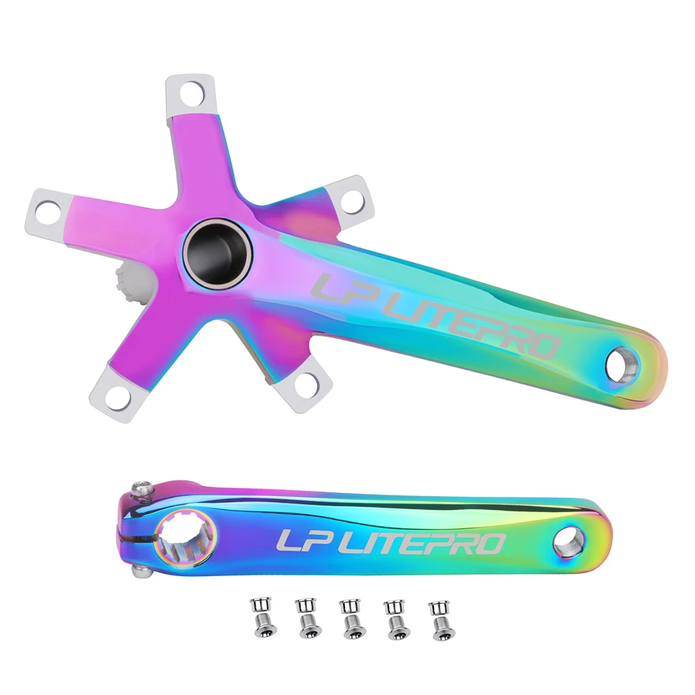 Mountain bike spare parts crankset 2x road bike crankset litepro folding bike crankset