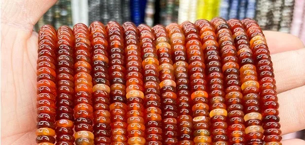 Natural Stone Beads 180pcs per color Spacers Loose Beaded Round Stone Beads