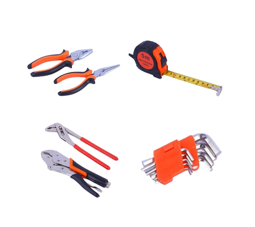 Factory 85 pieces of steam engine repair set iron box household toolbox folding three layers of hardware pliers sleeve