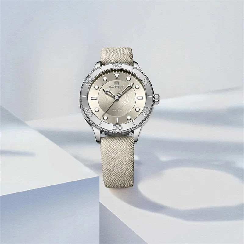 Fashion Women Wristwatch Hot Sale NAVIFORCE 5020 Luminous Luxury Waterproof Watches Girlfriends Birthday Gift Quartz Lady Watch