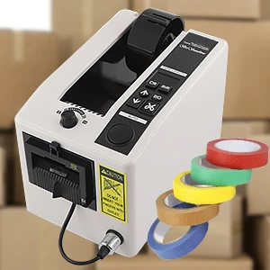 Wholesale 110v 220v M1000 Cut Width 7mm-50mm Automatic Tape Dispenser Auto Tape Cutter Machine
