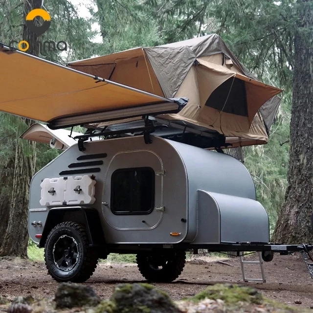 Outdoor camping off road expedition caravan teardrop small trailer camper