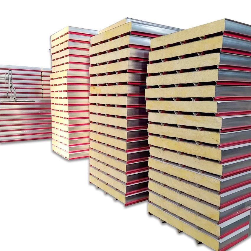 China Manufacturer Sandwich Composite Suppliers Glass Structural Rock Wool Board
