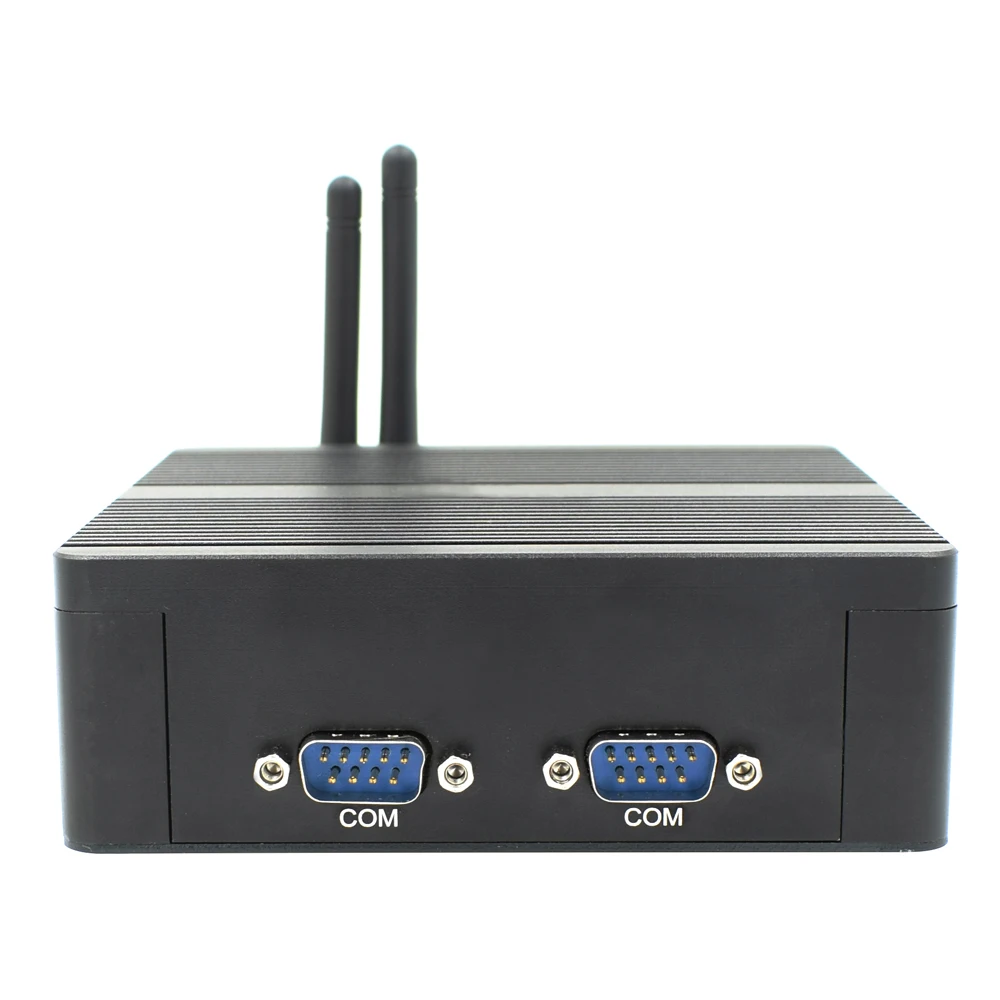 
Fanles pc computer Intel celeron 1900 HD+VGA 2 Gigabit LAN 2COM Win10 pc gamer computers laptops and desktops for VOIP 