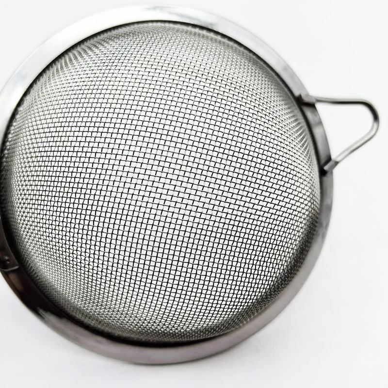 Stainless Steel Flour Sifter Sieve Stainless Steel Fine Tea Mesh Strainer Colander Wire Mesh Oil Filter Strainer