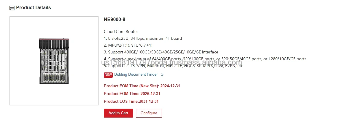 88038CUH CR9S9KBS8F00 NetEngine9000 Base SW,VRP8,V800R022 NE9000 Software license