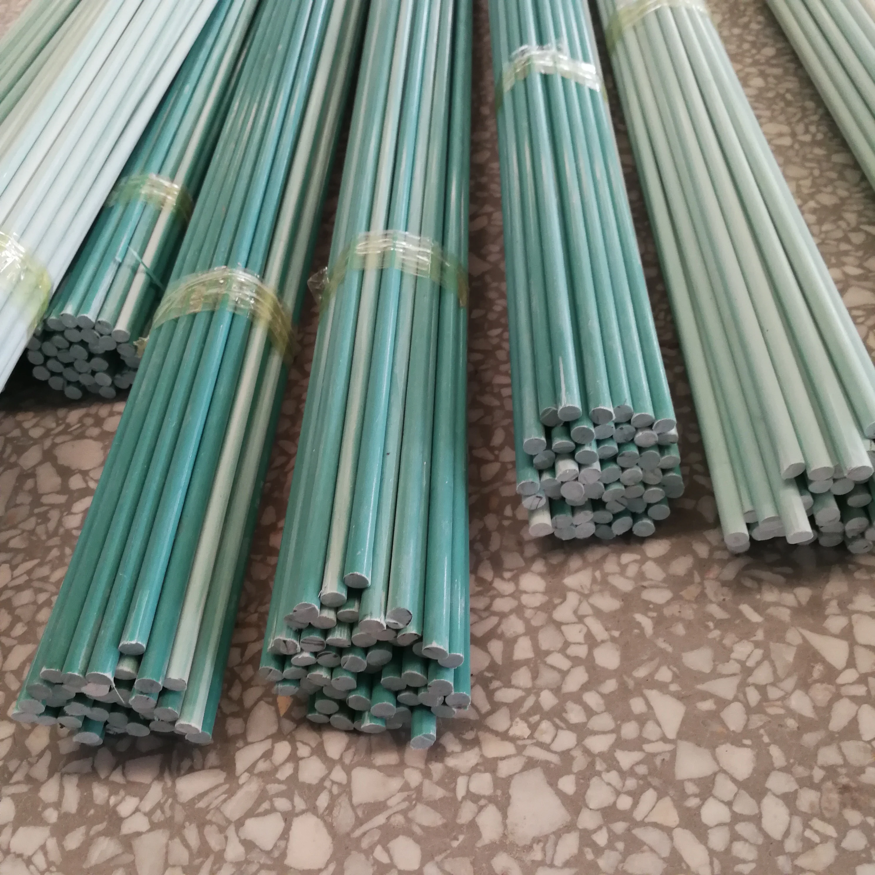 Pultrusion round durable solid fiberglass rod FRP stick GRP fiberglass rods