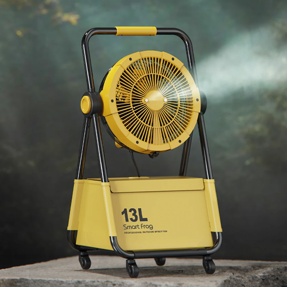 Air Cooler rechargeable Fan With Ice Water Mist