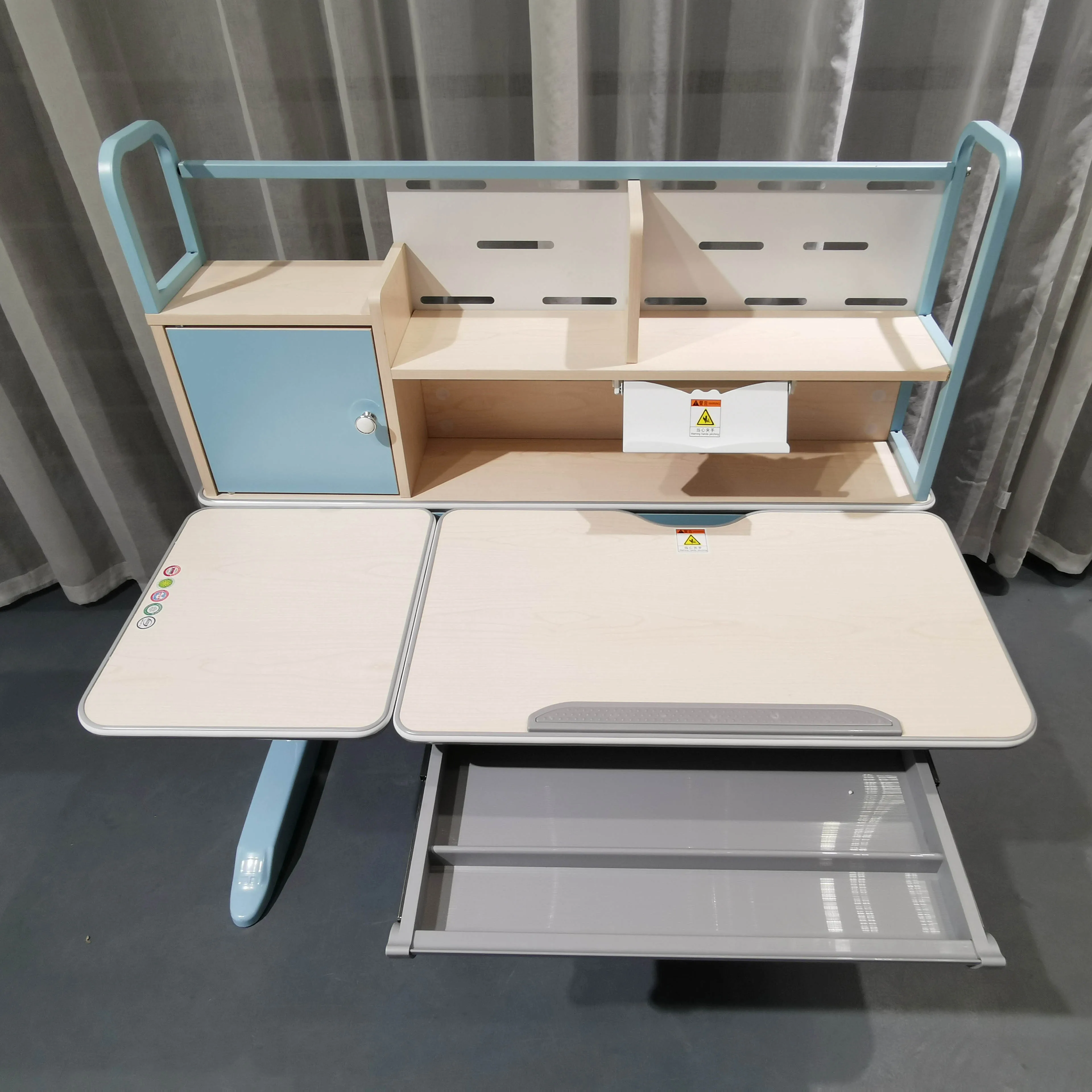 Greenfield Furniture Height Adjustable Kids Desk And Chair Multifunctional Ergonomic For Kids Study Desk