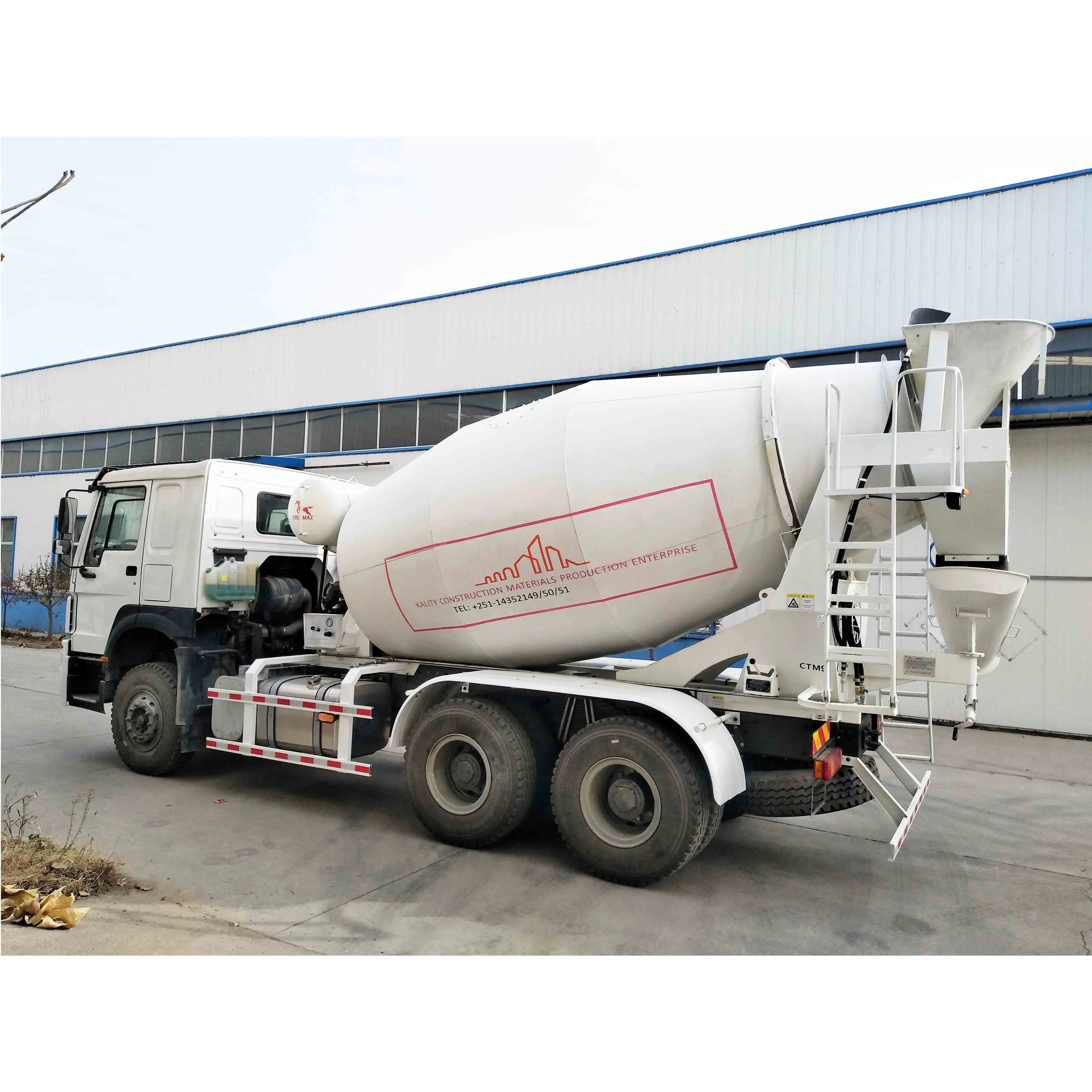 
Economy type high qulity price 9CBM concrete machinery howo 6x4 self loading cement concrete mixer trucks for sale 